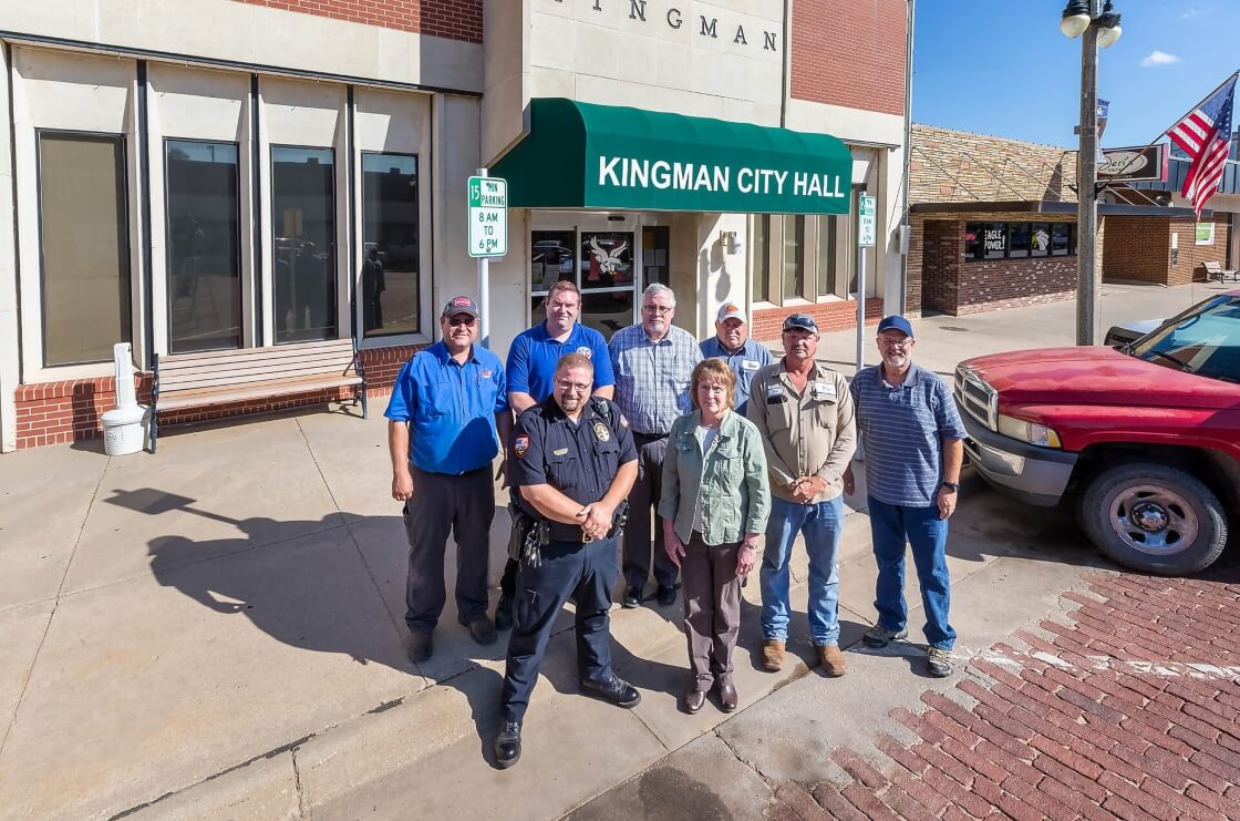 City of Kingman Employees in front of the Kingman City Hall